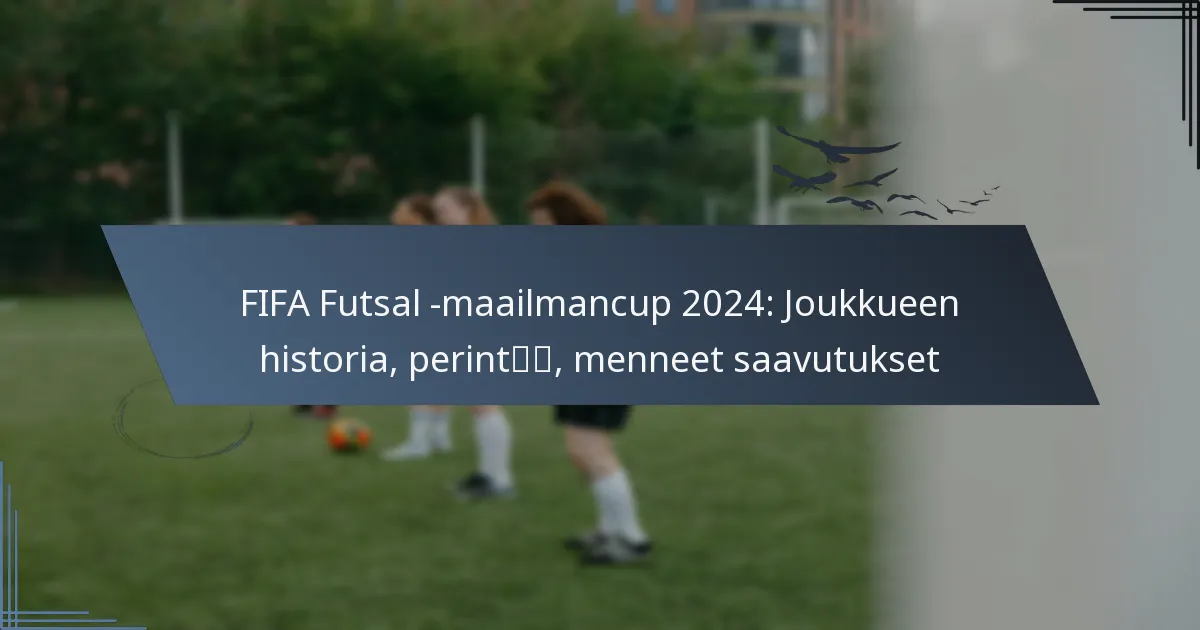 FIFA Futsal -maailmancup 2024: Joukkueen historia, perintö, menneet saavutukset